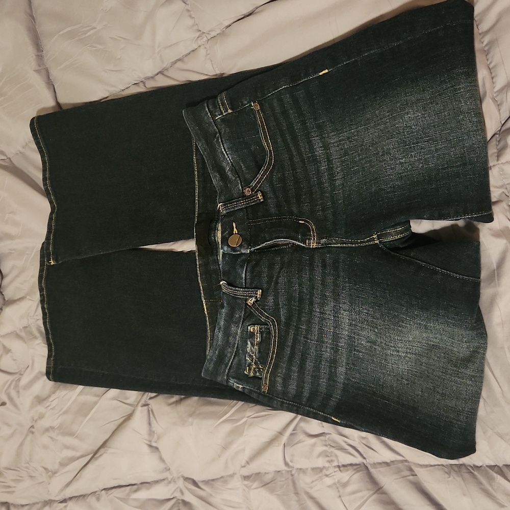 Buckle black jeans